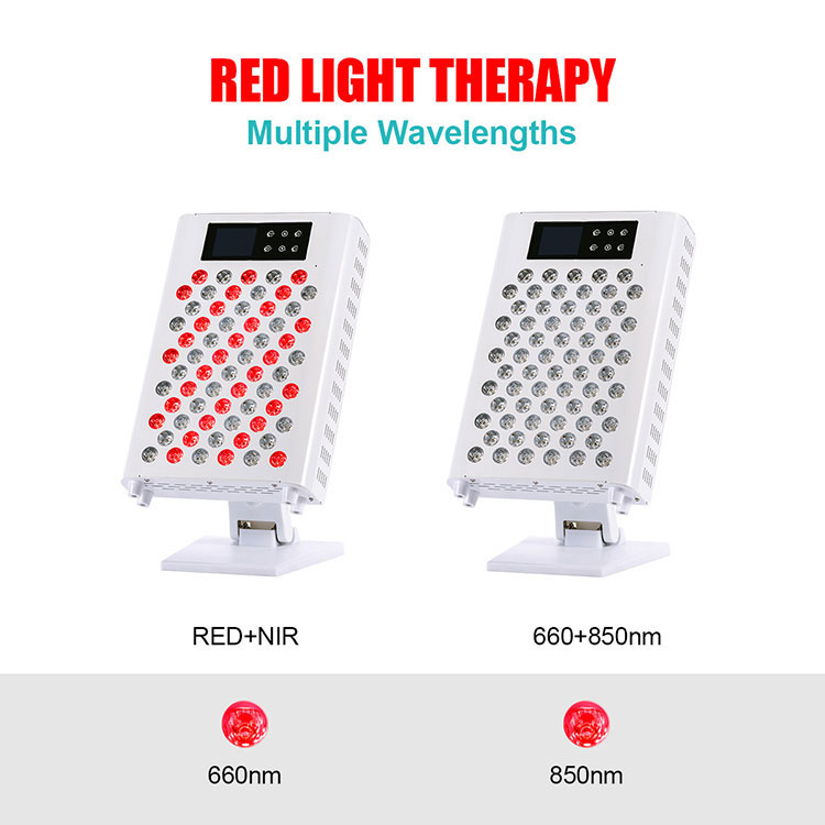 Red Panel LED Light Therapy Desktop PDT-enhet